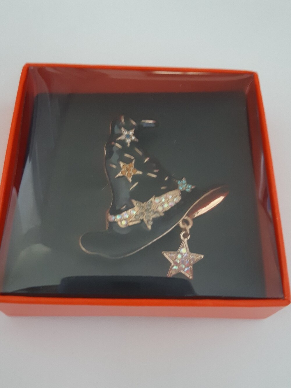 Witches Hat Halloween Brooch